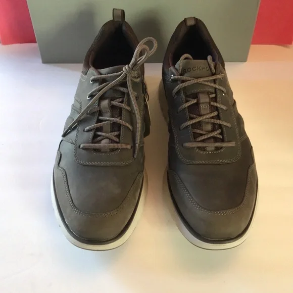 Rockport Mens PulseTech Sport Ubal Sneakers  Size 9.5 Wide Olive & Brown - Picture 12 of 15